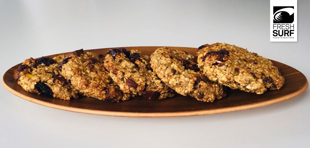 Bananen-Cranberry-Schoko-Cookies